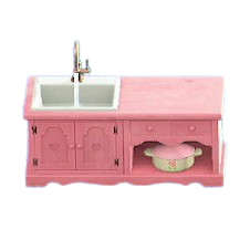 ACNH - The Pink version of Ranch Kitchen