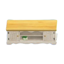 ACNH - The White version of Ranch Lowboard