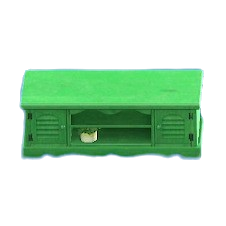 ACNH - The Green version of Ranch Lowboard