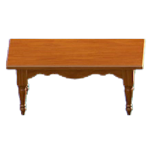 The Dark Brown version of Ranch Tea Table