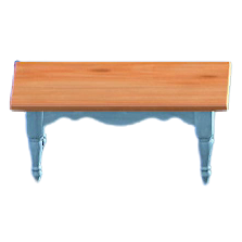 The Blue version of Ranch Tea Table