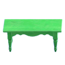 The Green version of Ranch Tea Table