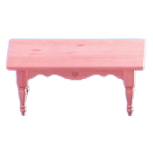 The Pink version of Ranch Tea Table