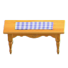 The Blue Gingham version of Ranch Tea Table