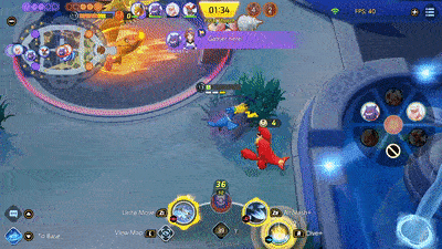 Pokemon UNITE - Cramorant Using Gatling Gulp Missile