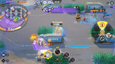 Pokemon UNITE - Cramorant Choosing Targets During Gatling Gulp Missile