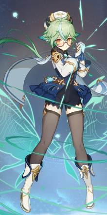 Genshin - Germinating Wind Outfit Showcase