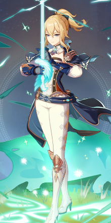 Genshin - Favonian Devotion Outfit Showcase