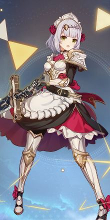 Genshin - Armored Rose Outfit Showcase