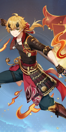 Genshin - Warrior of Flame Outfit Showcase