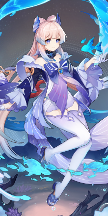 Genshin - Sparkling Coralbone Outfit Showcase