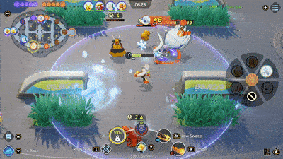 Pokemon UNITE - Cinderace Using Ember on Alolan Ninetales