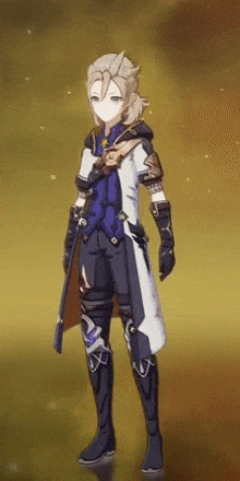 Genshin - Rotating Newmoon Starlight Outfit Showcase