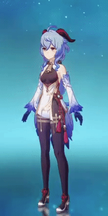 Genshin - Rotating Frostdew Trail Outfit Showcase