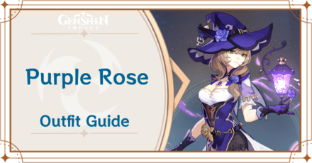 Genshin Impact - How to Get Purple Rose Outfit