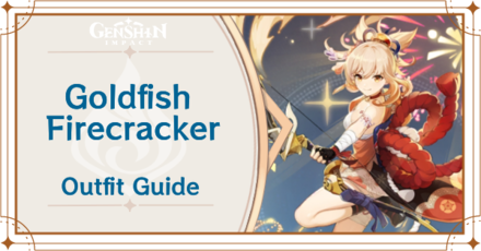 Genshin Impact - How to Get Goldfish Firecracker Outfit