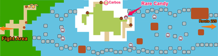 Pokemon BDSP Route 230 Map