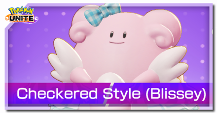 Checkered Style Blissey How To Get Pokemon Unite Game8