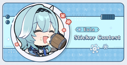 Genshin - Eula Sticker Contest