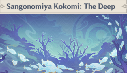 Genshin Impact - Sangonomiya Kokomi: The Deep - Kokomi Namecard Showcase