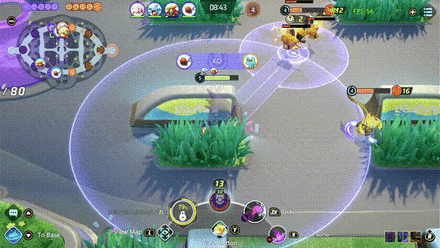 Pokemon UNITE - Gengar Disrupting Farming with Sludge Bomb