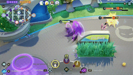 Pokemon UNITE - Gengar Ganking Lucario with Dream Eater