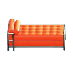 ACNH - The Orange (Fabric) version of Cool Bed