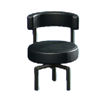 ACNH - The Black version of Cool Chair