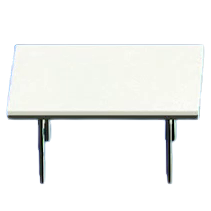 ACNH - The White (Tabletop) version of Cool Dining Table