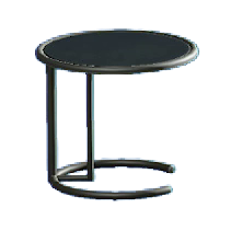 ACNH - The Black version of Cool Side Table