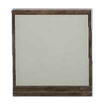 The Dark Brown version of Short Simple Panel