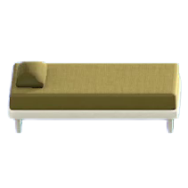 The White version of Simple Bed