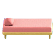 The Pink (Pillow) version of Simple Bed
