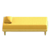 The Yellow (Pillow) version of Simple Bed