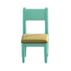 The Blue version of Simple Chair