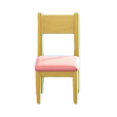 The Pink (Cushion) version of Simple Chair