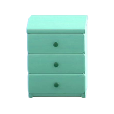 The Blue version of Simple Small Dresser