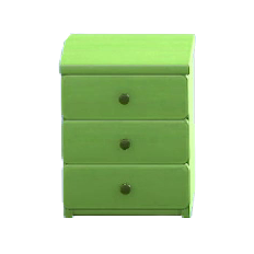 The Green version of Simple Small Dresser