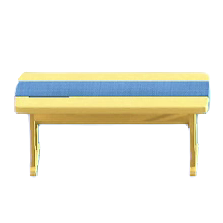 The Blue (Cloth) version of Simple Table