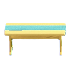 The Light Blue (Cloth) version of Simple Table