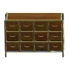 The Brown version of Vintage Dresser