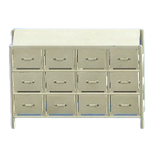 The White version of Vintage Dresser