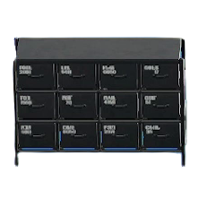 The Black version of Vintage Dresser