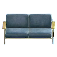 The Blue version of Vintage Sofa