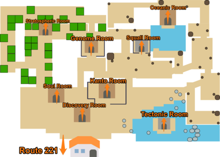 Pokemon BDSP Ramanas Park Map