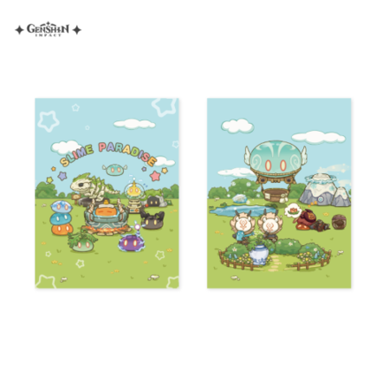 Genshin - Slime Paradise-themed Merchandise Set - Posters