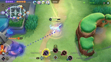 Pokemon UNITE - Absol Bursting Down Gengar with Combo