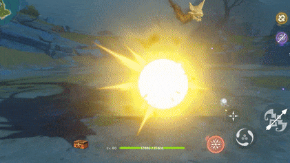 Genshin - Golden Wolflord - Rifthound Skull Homing Attack