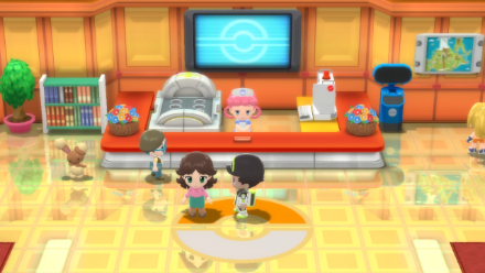 BDSP - Eterna City Pokemon Center Friendship Rater