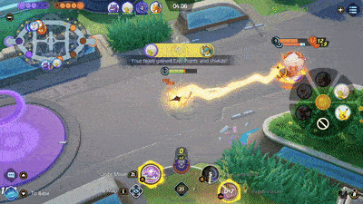 Pokemon UNITE - Sylveon Avoiding Damage Using Fairy Frolic